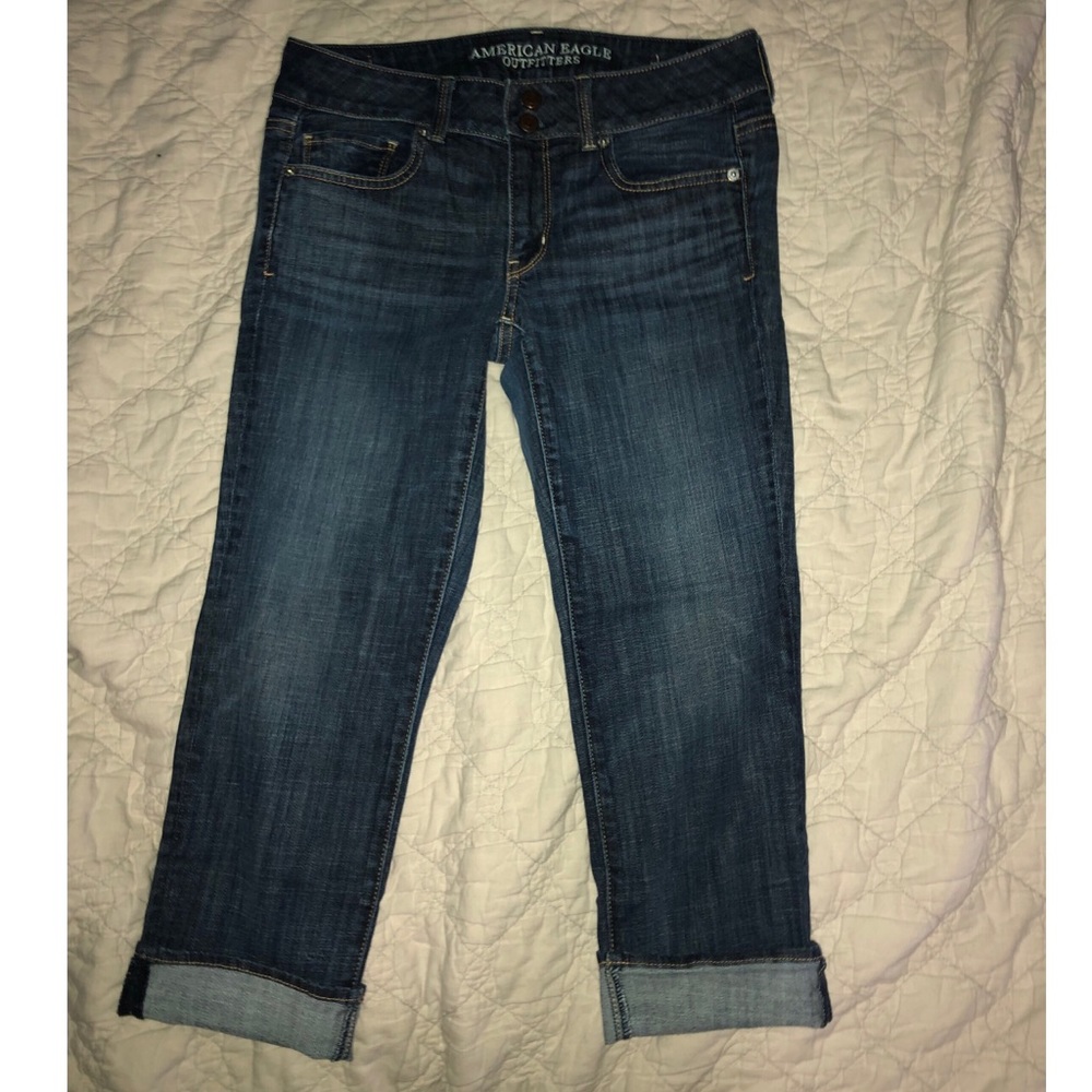 American Eagle Artist Crop Jeans